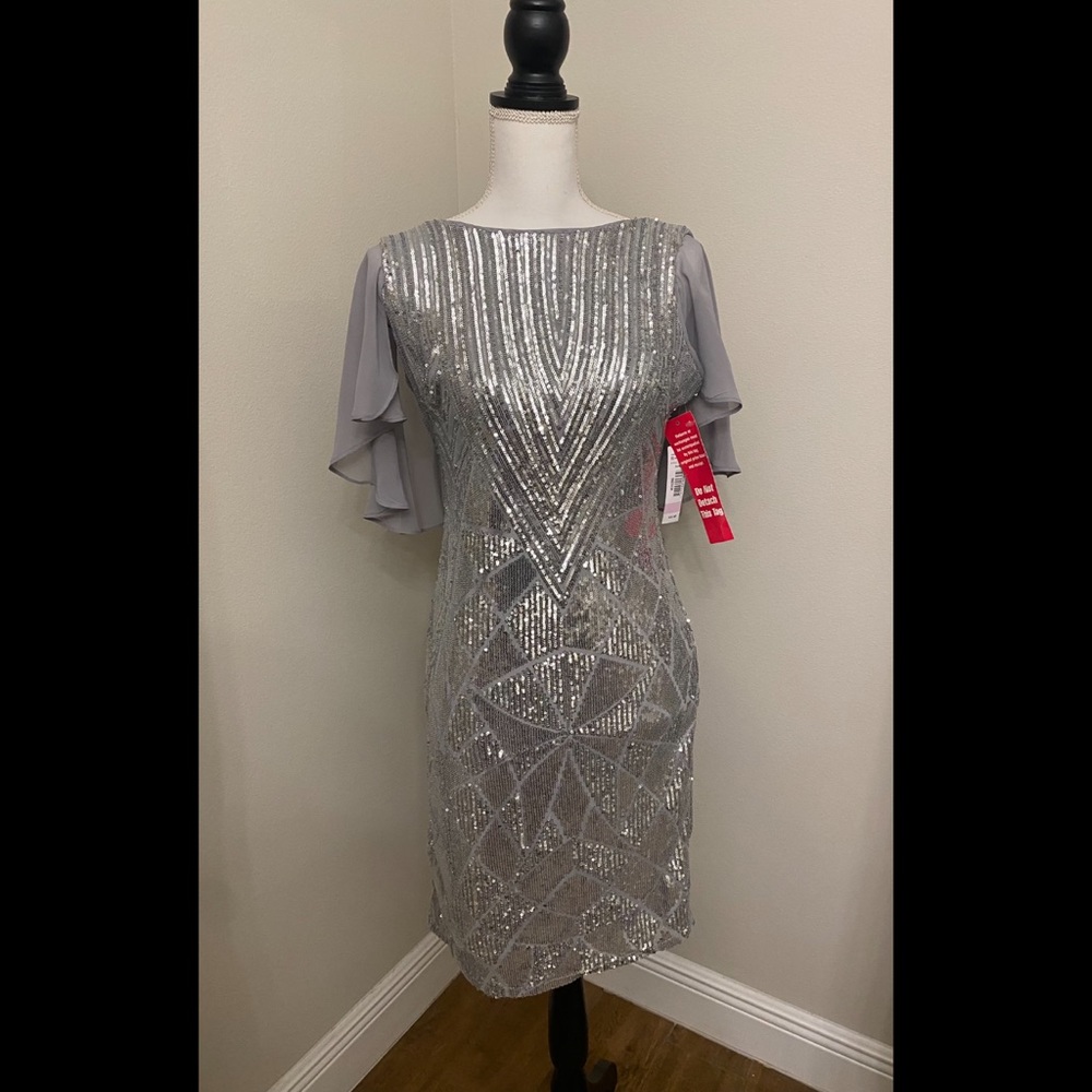 R&M Richards Silver Dress - Picture 7 of 12